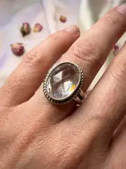 Kristal Berraklığı Burmalı Yüzük 2