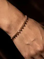 Rose Üçgen Saçak Bileklik 2