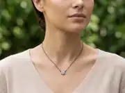 Minimalist Çiçek Buketi Kolye 2