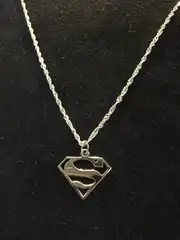 S Harfi Superman Logo Kolye 3