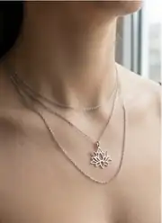 Lotus Çiçeği Kolye 4