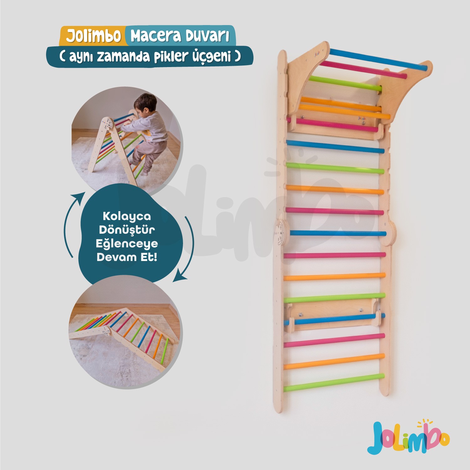 Jolimbo Macera Duvarı - Renkli