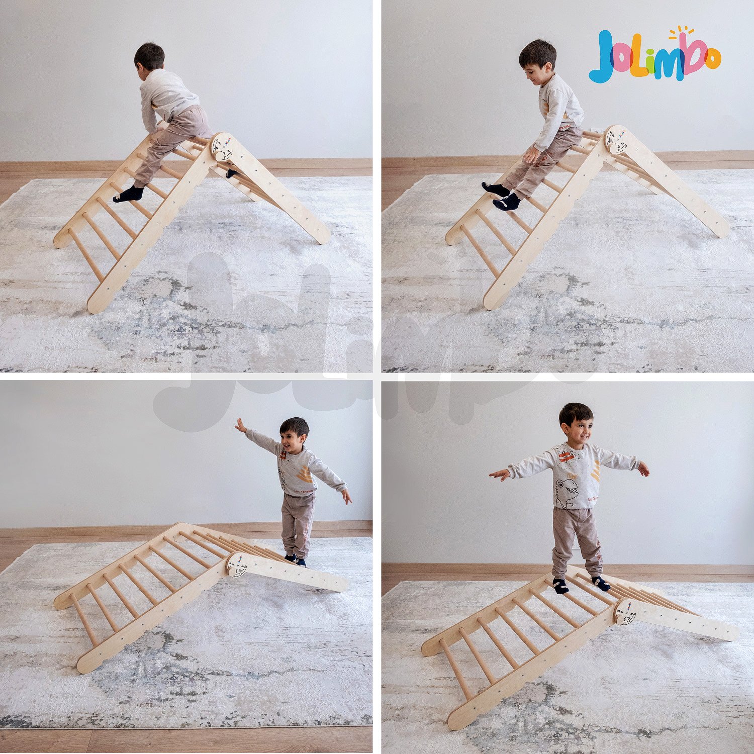Jolimbo Macera Duvarı ve Akrobat Seti - Sade