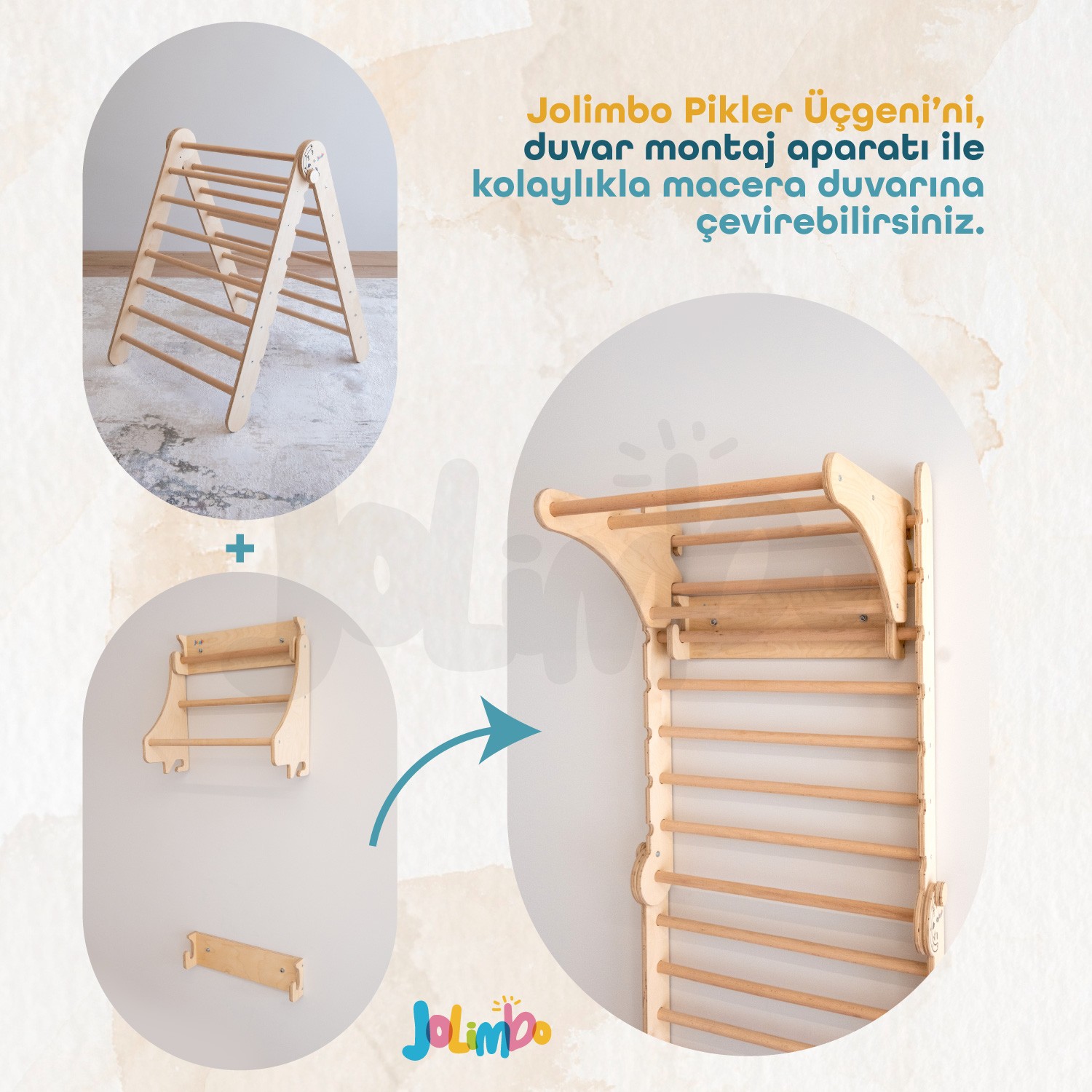 Jolimbo Macera Duvarı ve Akrobat Seti - Sade