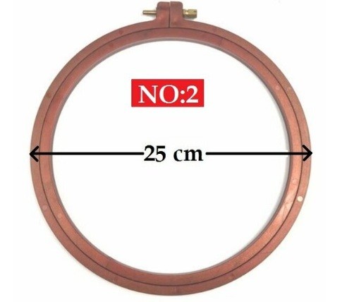 VİDALI PLASTİK NAKIŞ KASNAĞI (25 CM)