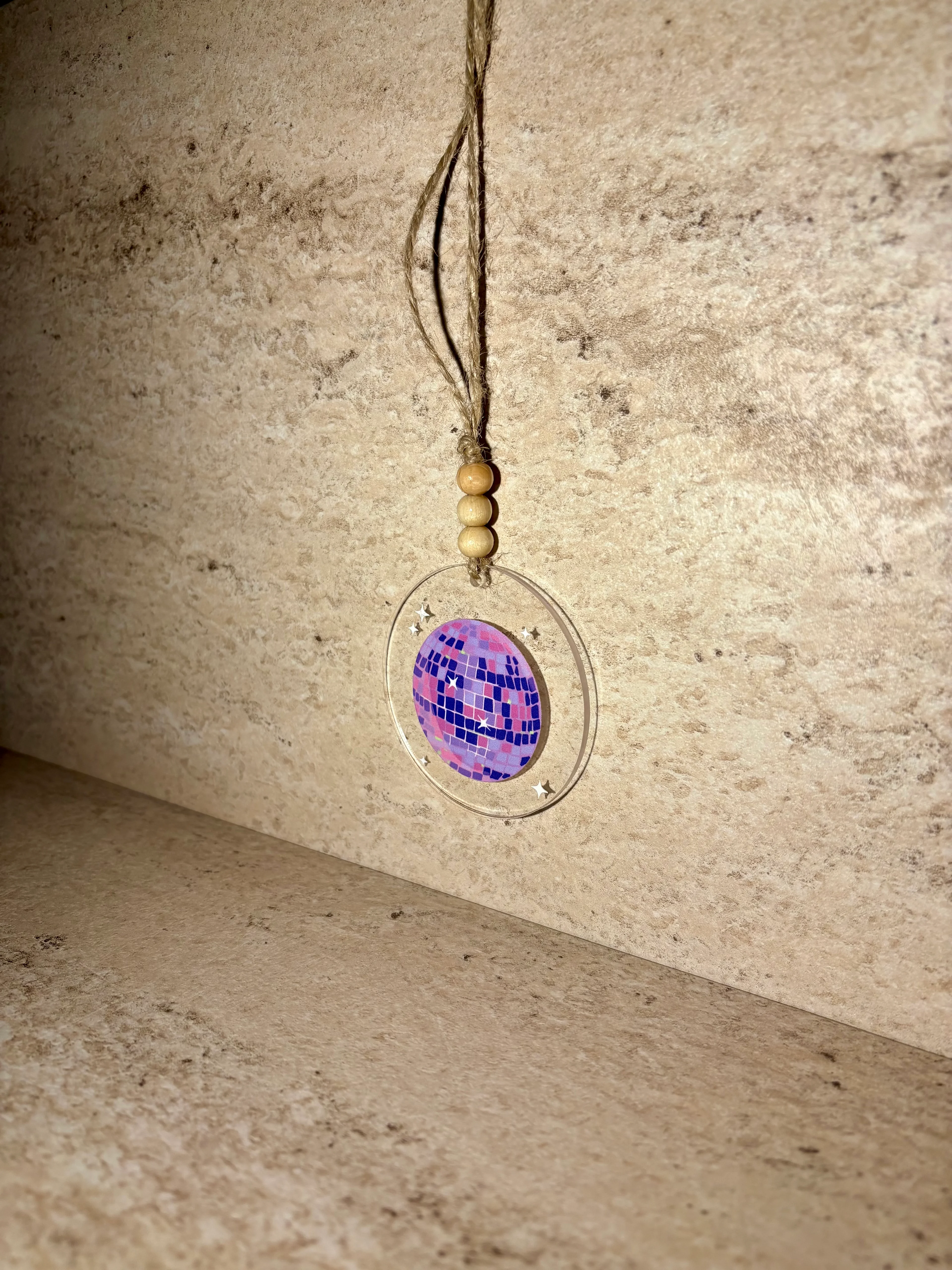 Disko Topu Dikiz Aynası Süsü