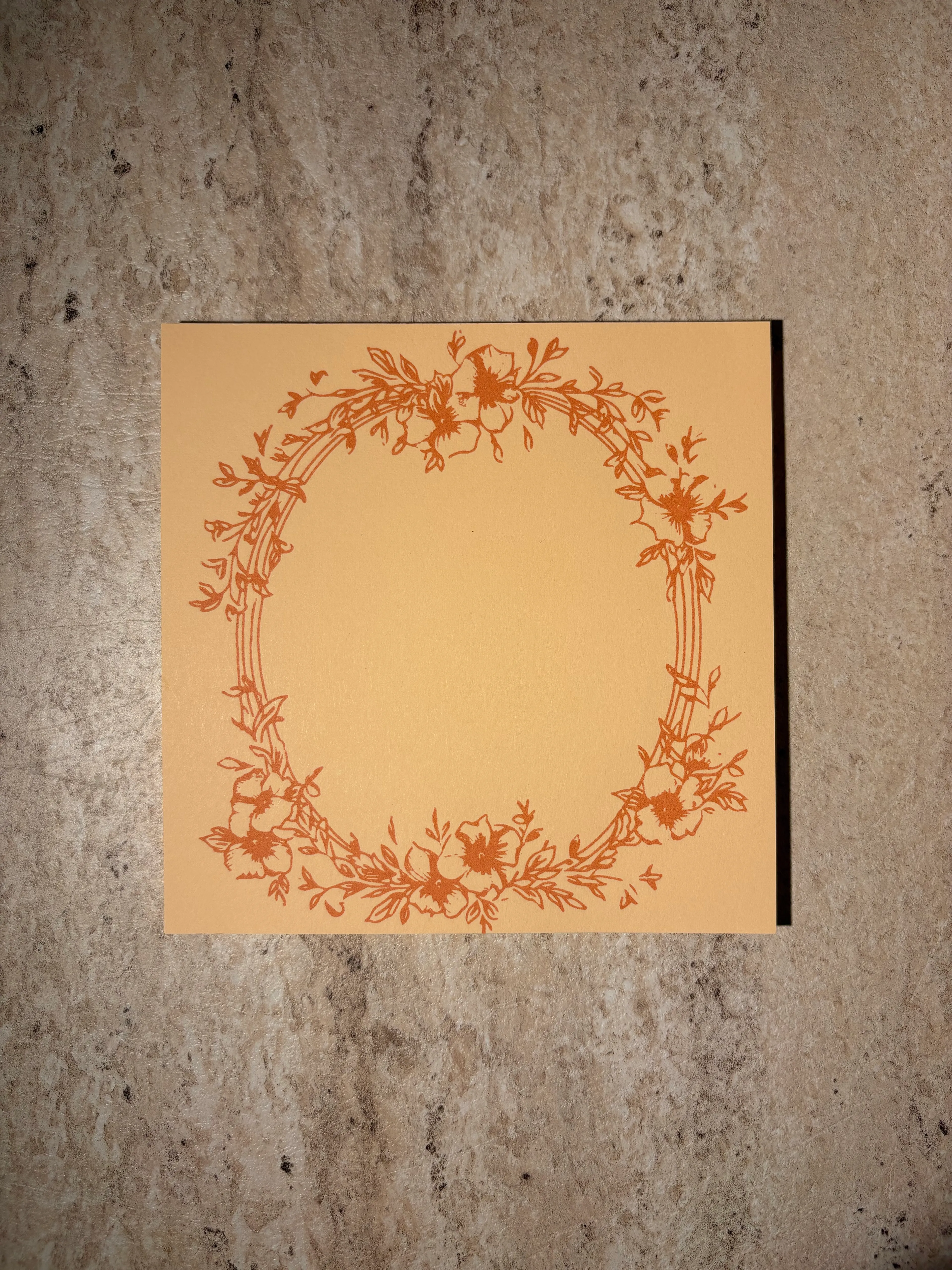 Turuncu Vintage Notepad