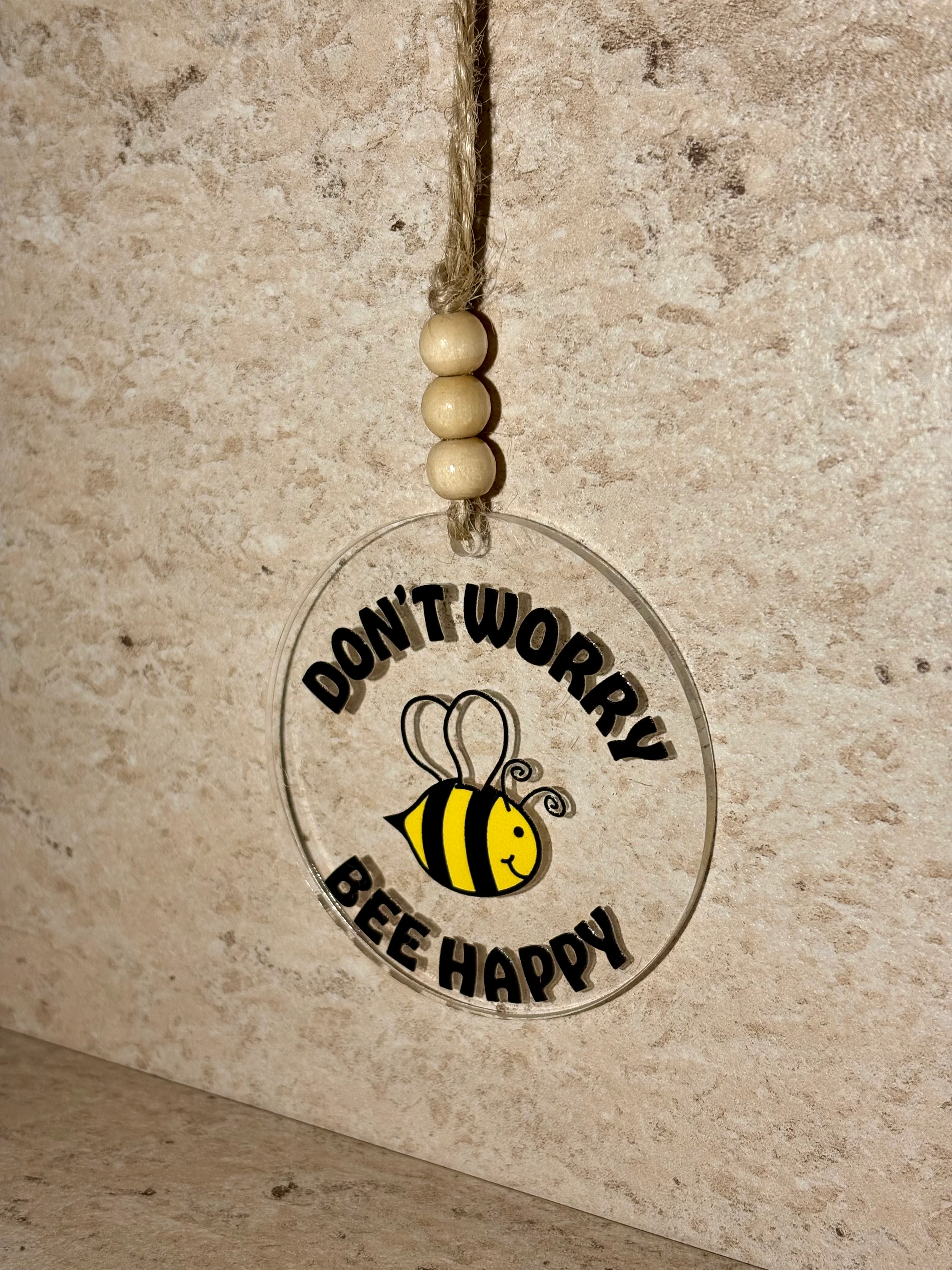 Bee Happy Dikiz Aynası Süsü