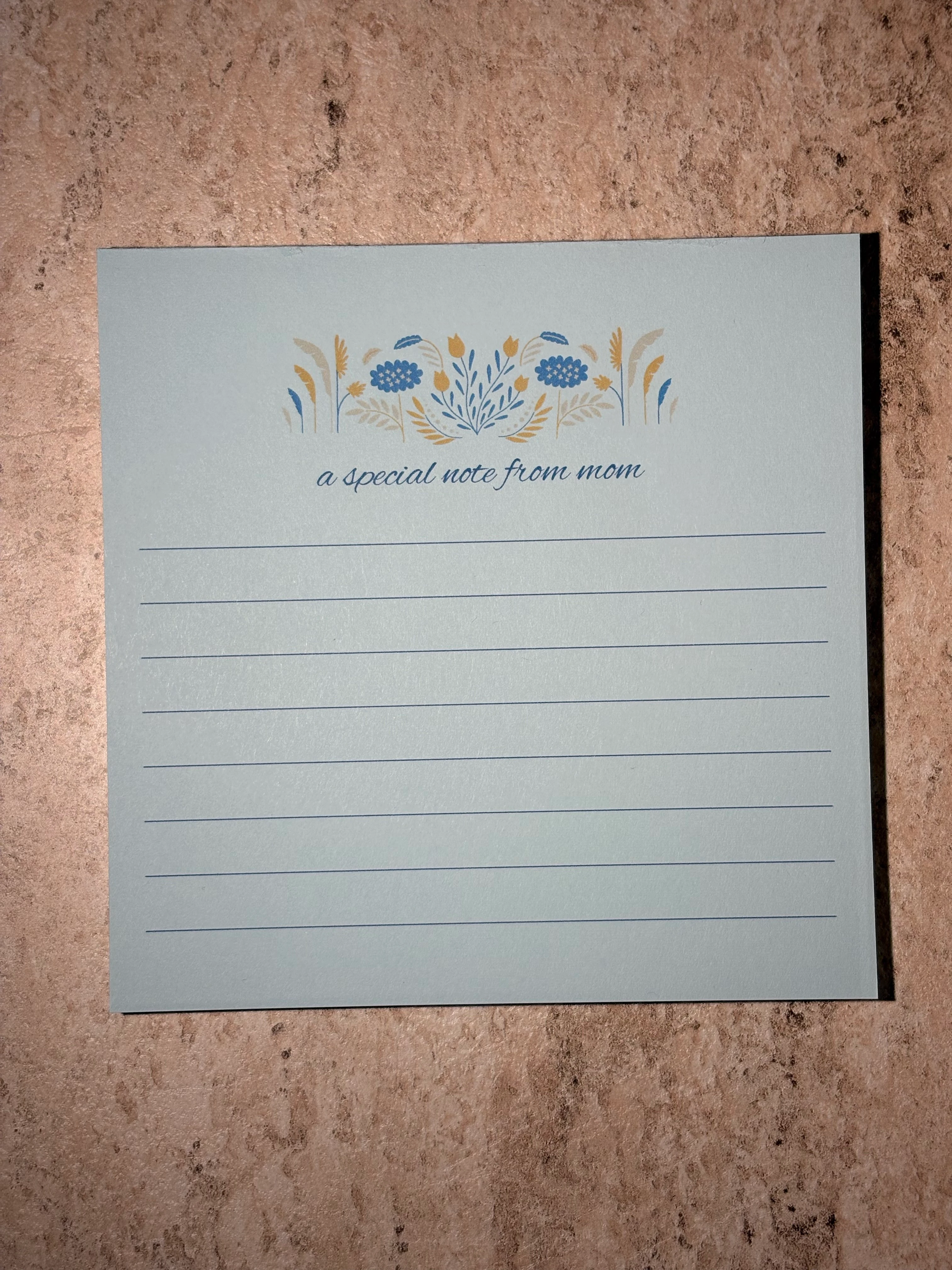 Mavi Special Note From Mom Notepad
