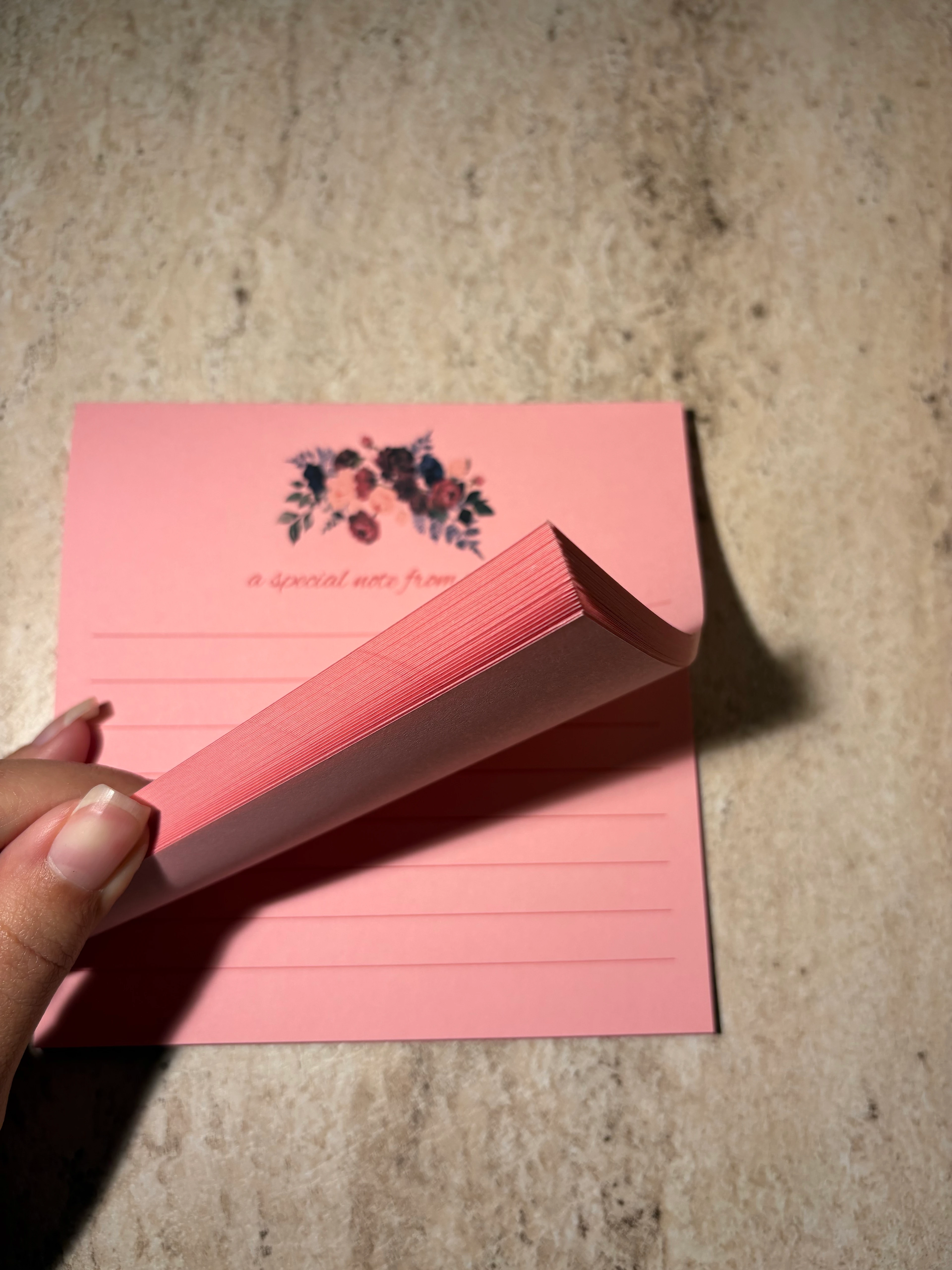 Pembe Special Notes From Mom Notepad