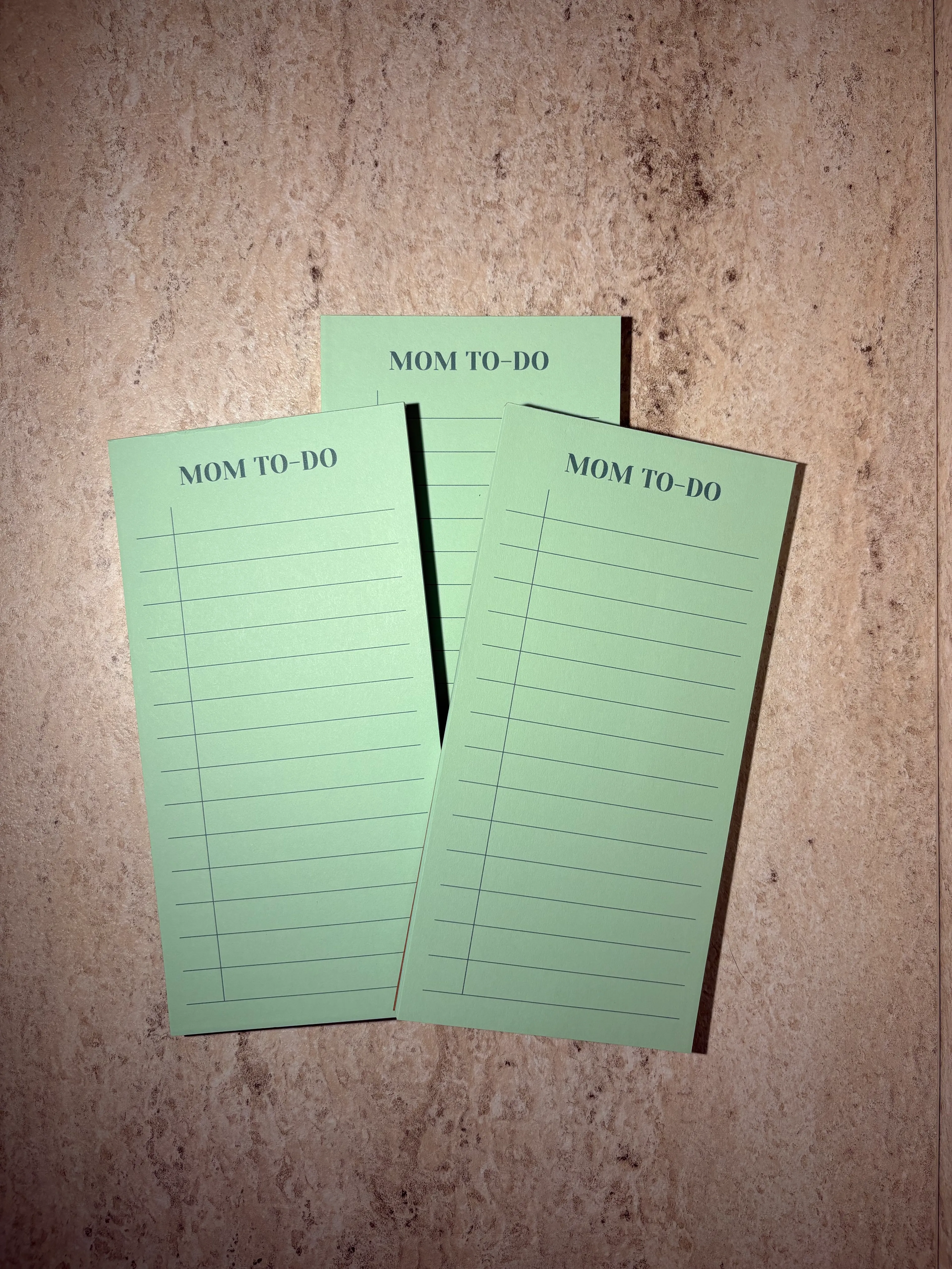 Yeşil Mom To Do Notepad