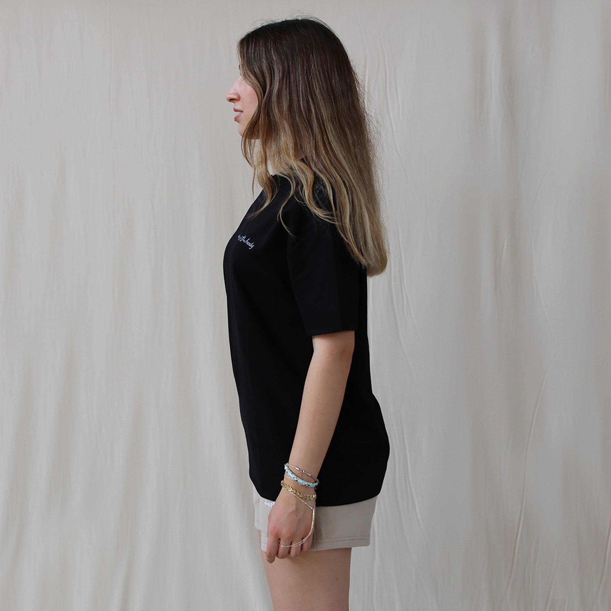 Unisex Relax Nakışlı Tişört