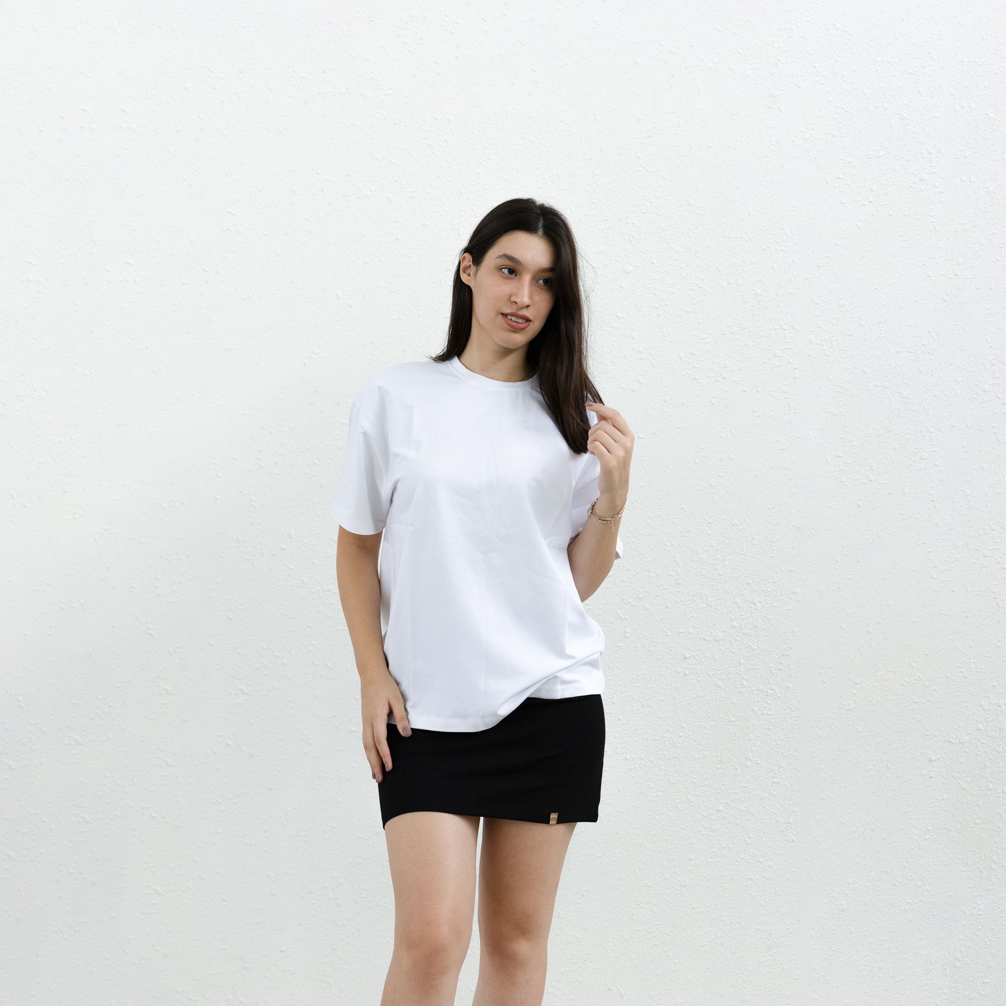 Unisex Relax Tişört - Beyaz