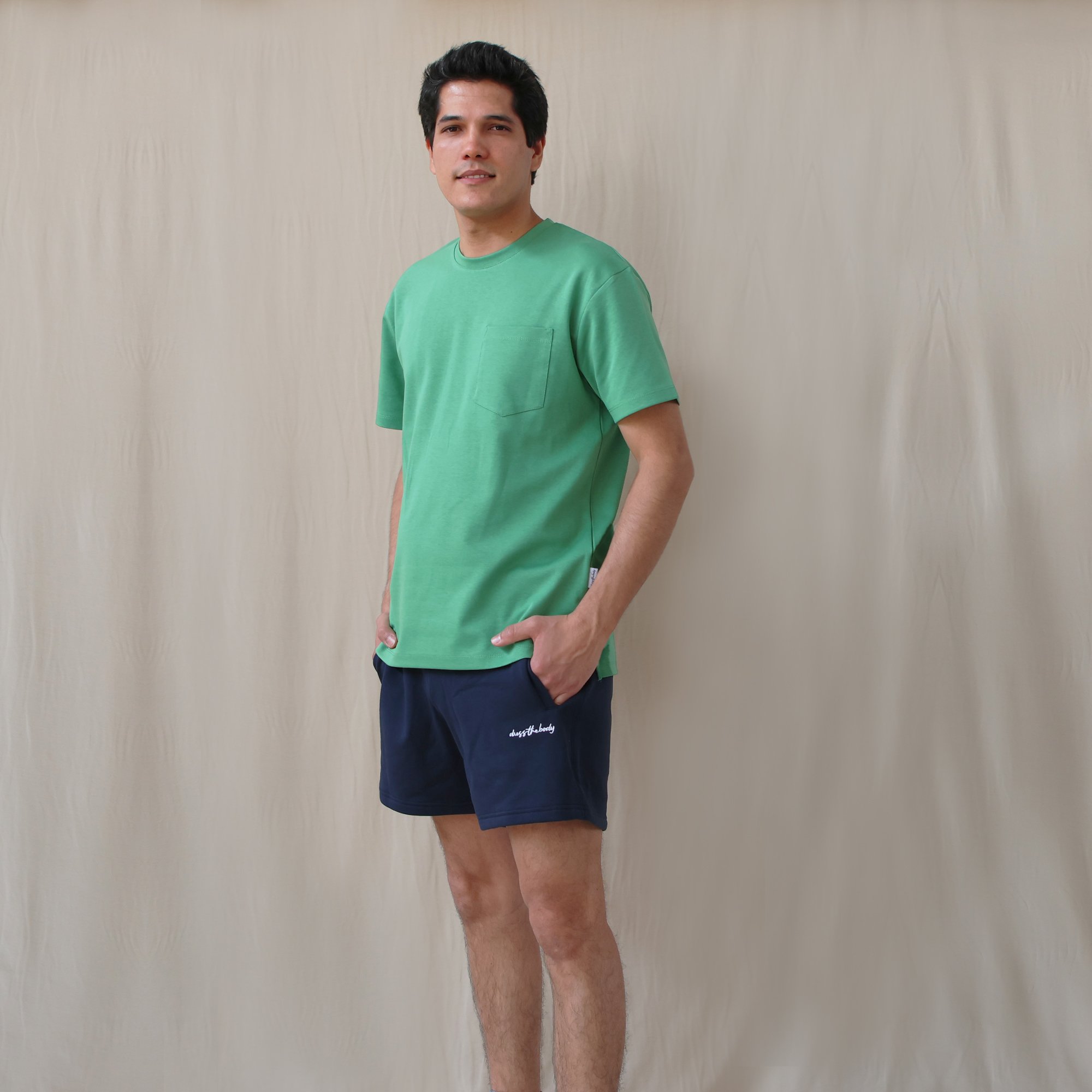 Cepli Standart Fit Tişört - Yeşil
