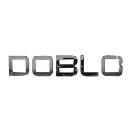 Fiat Doblo trunk lid emblem (51810416)