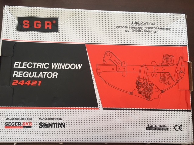 PEUGEOT PARTNER BERLİNGO ÖN SOL CAM KRİKO ELEKTİRİKLİ 9221.G3
