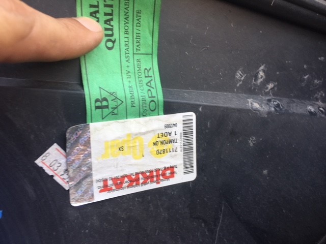 FIAT TEMPRA ÖN TAMPON SİSLİ  ORJİNAL          7111870