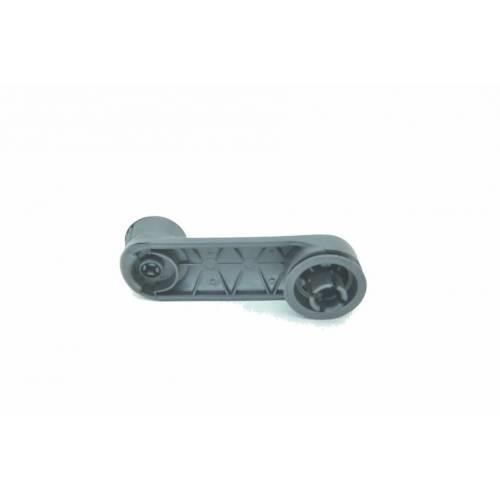 Black window crank handle for Renault Megane, Kangoo, Clio OEM 7700838511
