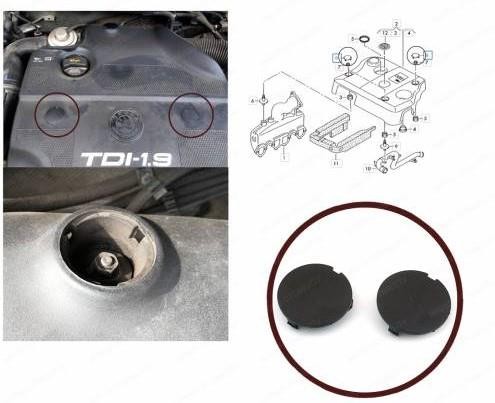 Audi VW Seat Skoda 1 9 TDI Motor  Muhafaza Tapası 3 TIRNAKLI