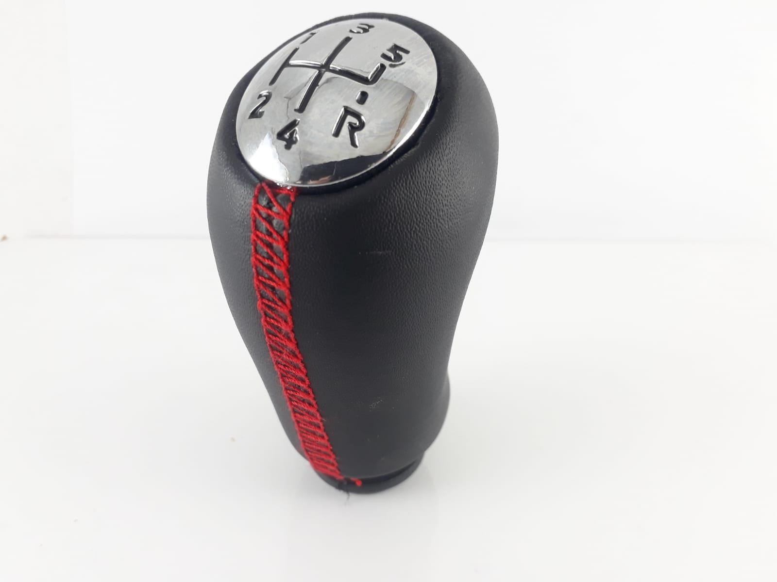 RENAULT FLUENCE LEATHER GEAR KNOB RED STITCHED 8200079112