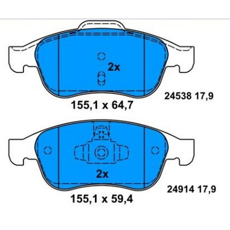 Renault Fluence, Megane 3 Ön Fren Balatası Takımı 440603905R