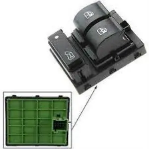 Para fiat ducato citroen jumper ii peugeot boxer ii botão interruor de controle janela base preta alimentação 735421419 6490.X9  34