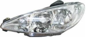 PEUGEOT 206  E.M. SAĞ FAR PARABOLİK  ORJİNAL                6205.S7