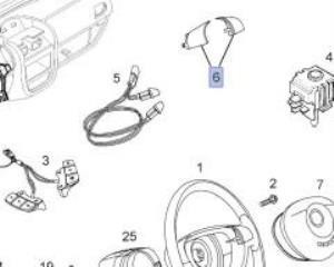 Opel Corsa C,Tigra B, Meriva A Korna  Butonu  Sağ Sol Takım