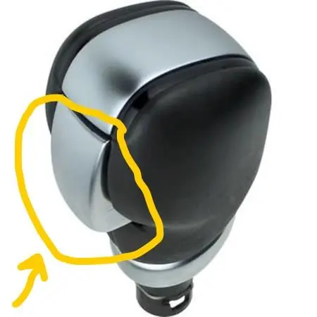 CANJPTON Pomello del cambio automatico per pallamano compatibile con Renault Kadjar Koleos Megane 4 Talisman 328652311R 328650419R 349206625R