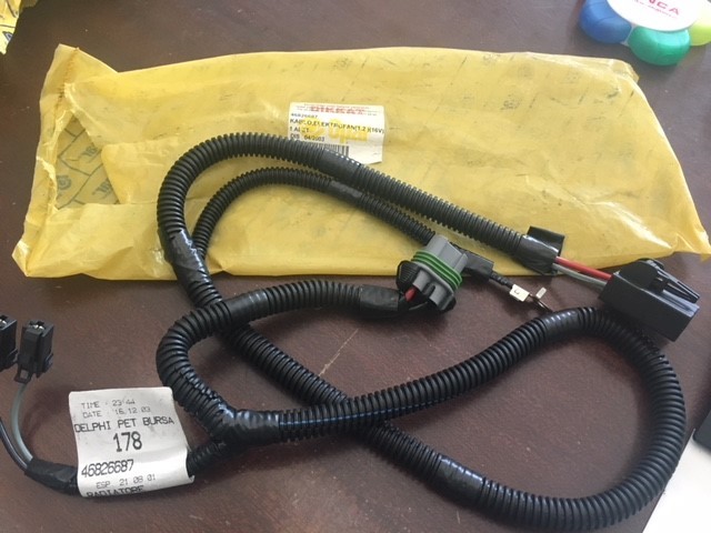 ELEKTROFAN KABLO TESİSATI FAN KABLOSU PALİO ALBEA 46826687