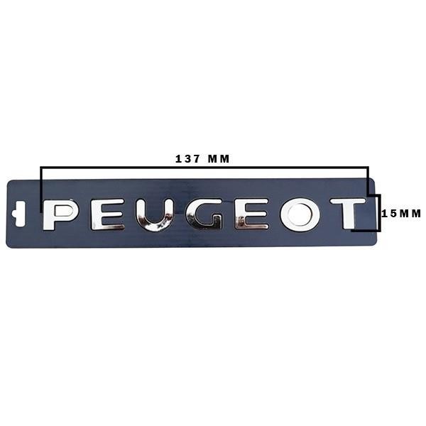 PEUGEOT 207 BAGAJ KAPAK ÜZERİ PEUGEOT YAZISI 207        8665PW