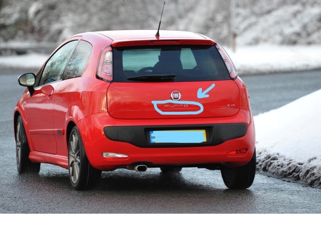 FIAT PUNTO EVO Bagaj Kaput Yazı/Arma 2009 - 2011      51934541