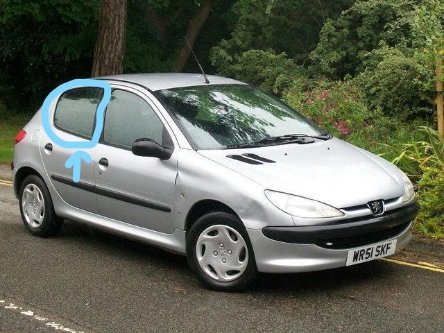 PEUGEOT 206 Arka Cam Dış Fitili Sağ ORJİNAL    9300A8