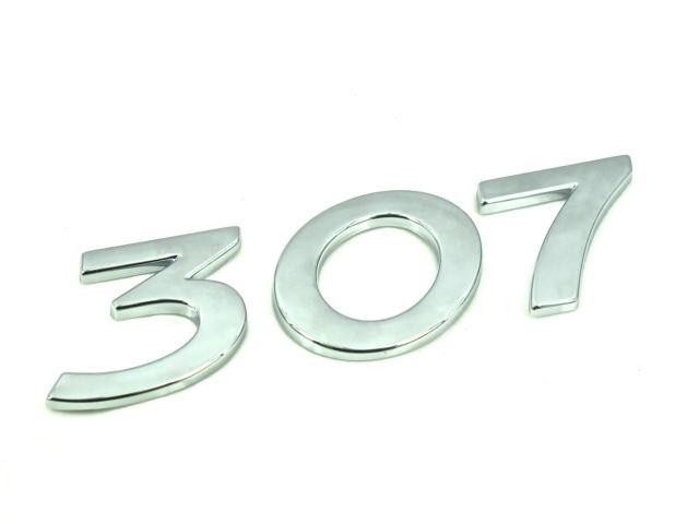 PEUGEOT 307 ARKA BAGAJ KAPUTU ÜZERİ 307 YAZISI     8665C1