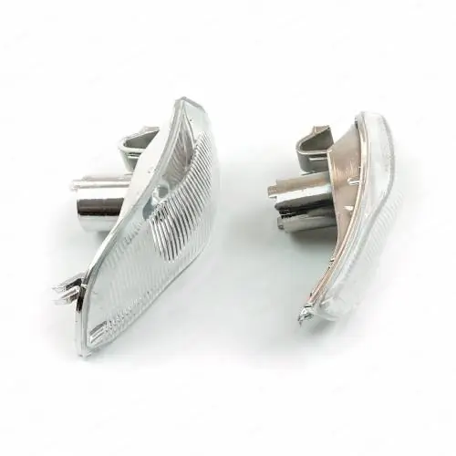 Seitenblinker Links – Transparent/orange – Kompatibel Mit Dacia Sandero (2008–2012) & Renault Thalia/Symbol (2008–2013) – OE 8200602765, Clip-Montage