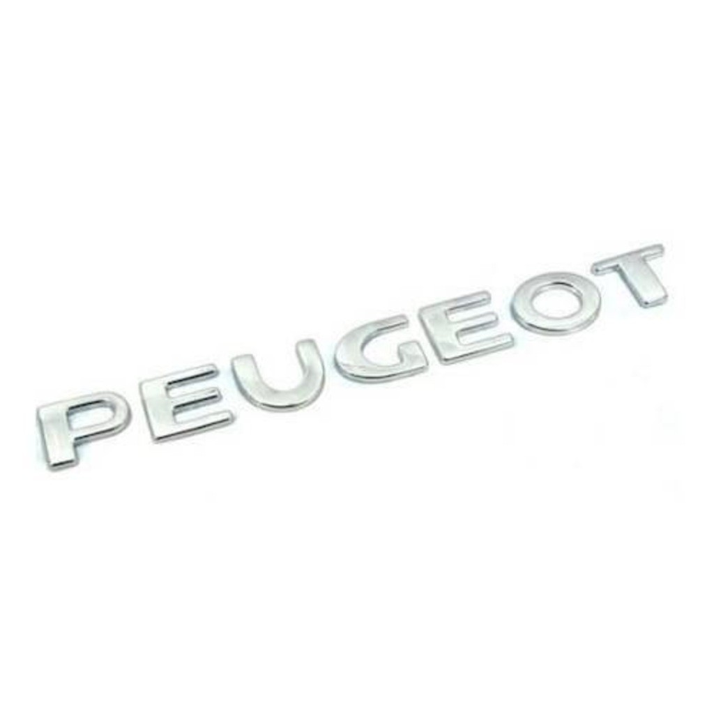 PEUGEOT 308 (308 - PEUGEOT and lion emblem) 3-piece lettering set