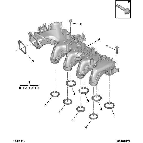 (8 ADET ) PEUGEOT CITROEN EMME MANIFOLD CONTASI TAKIM  0348R4+0348R5   