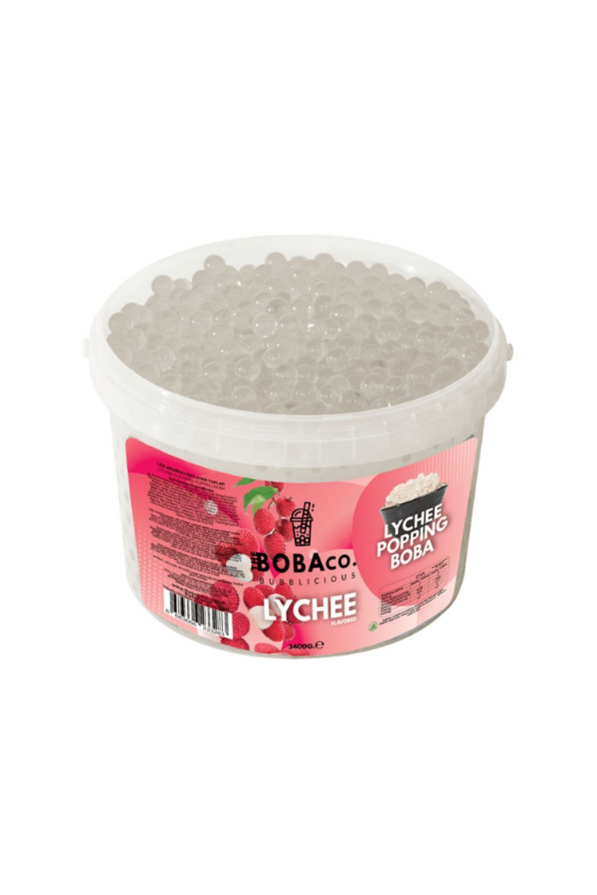 Liçi Aromalı Bubble Tea Boba 3,4Kg | The Boba Co.