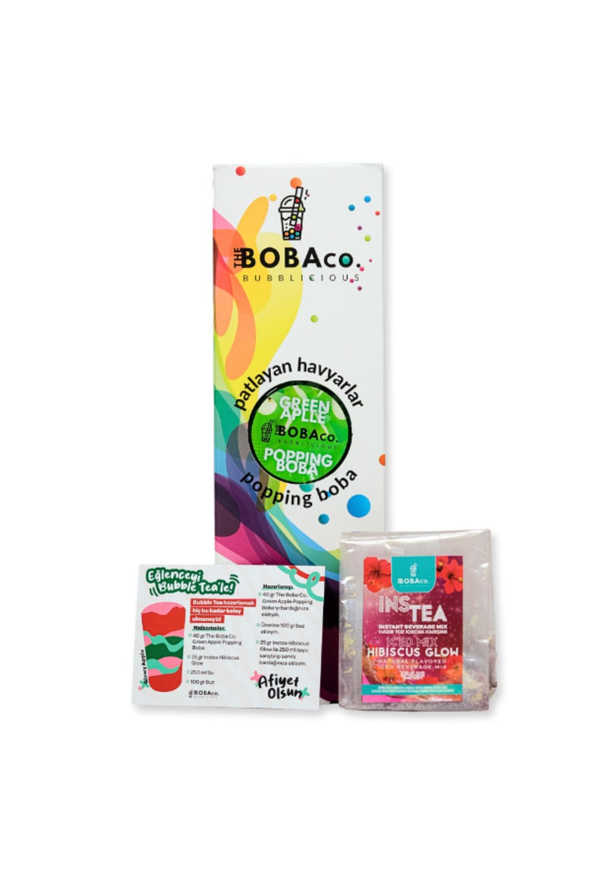 Bubble Tea Tarif Display Set Avantaj Paketi | 4x3