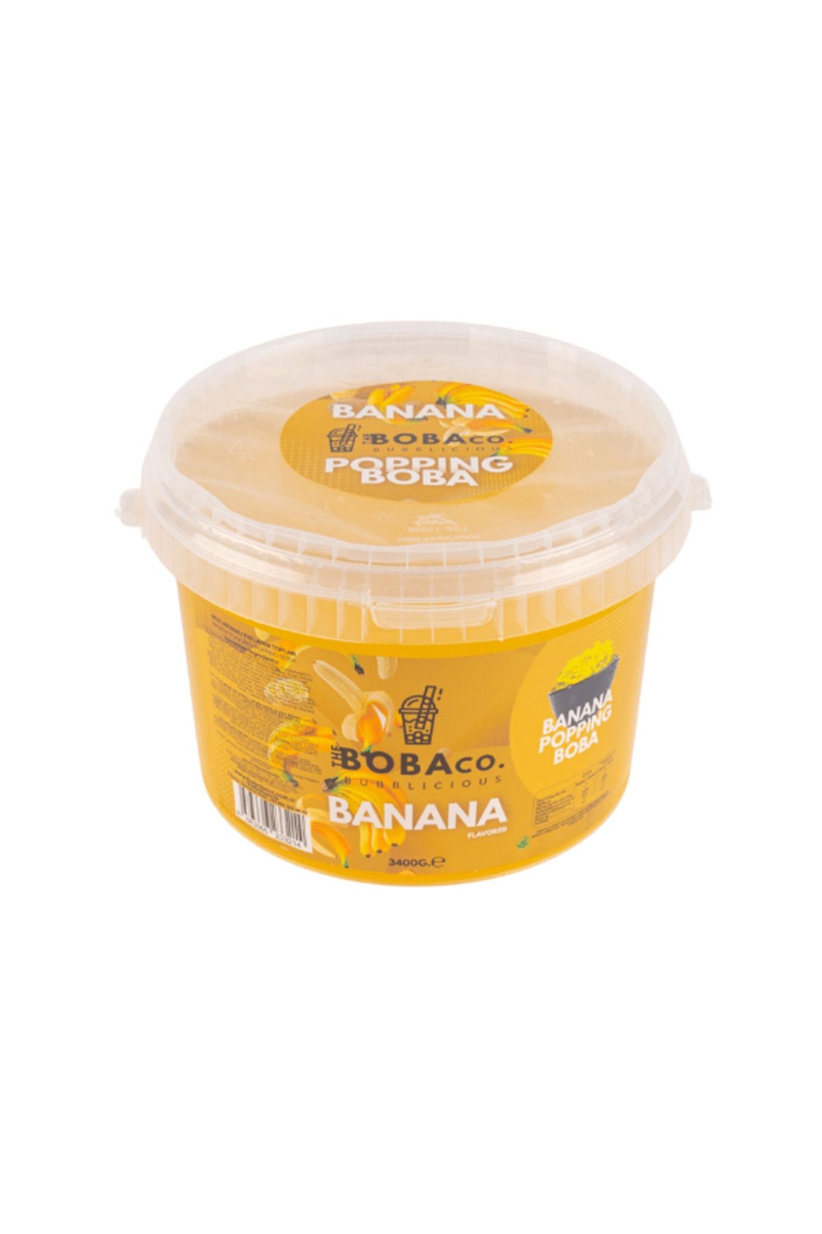 Muz Aromalı Bubble Tea Boba 3,4Kg | The Boba Co.