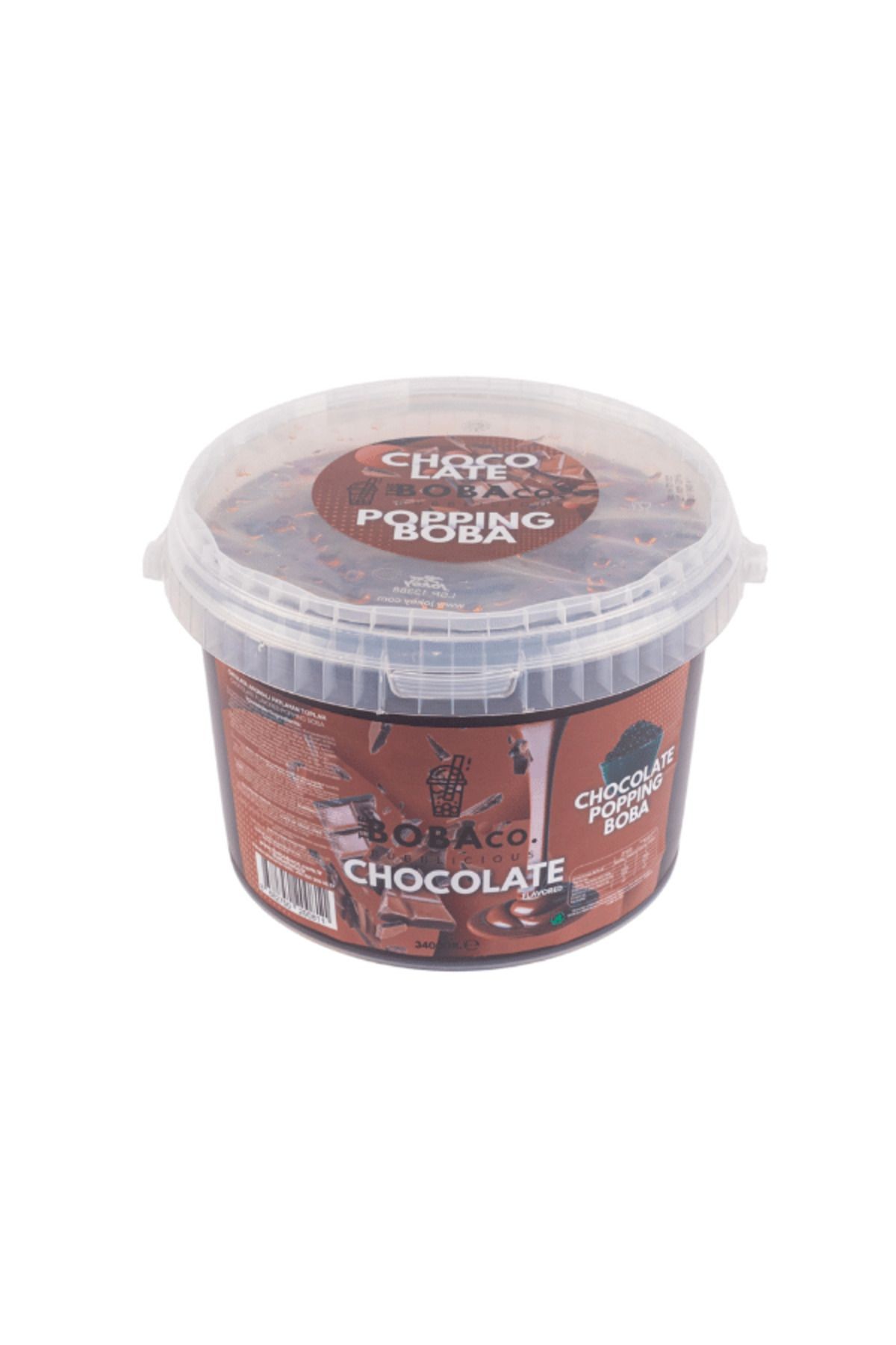 Çikolata Aromalı Bubble Tea Popping Boba 3,4kg | The Boba Co.