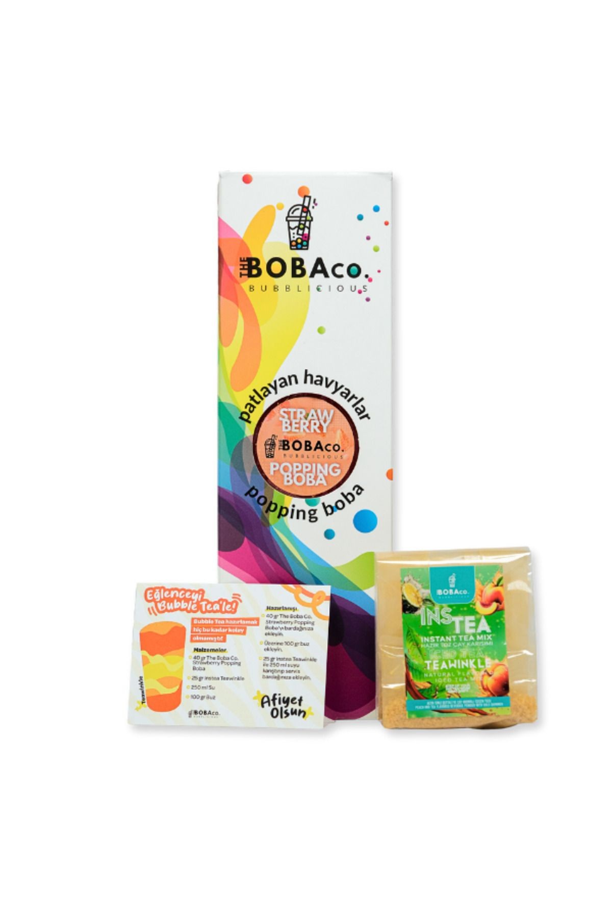 Bubble Tea Tarif Display Set Avantaj Paketi | 4x3