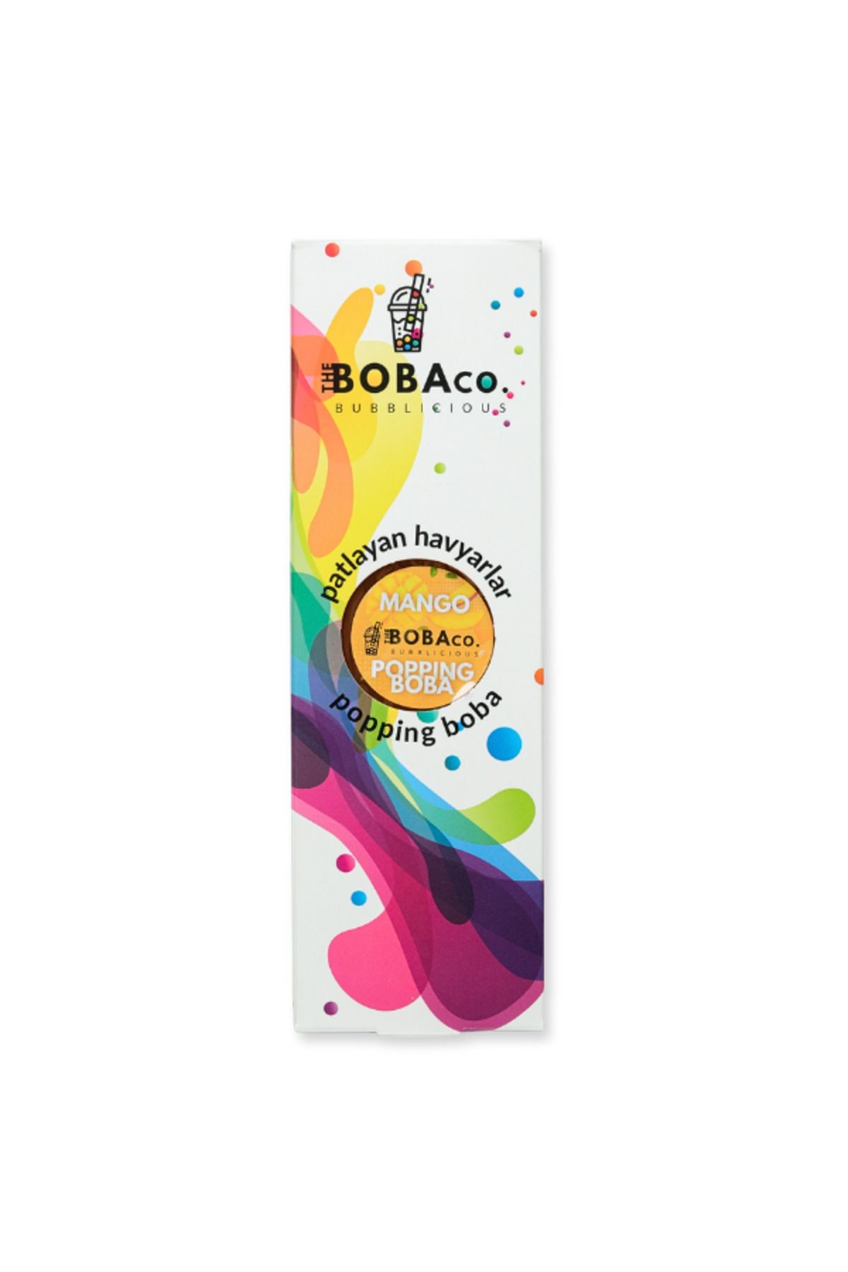 Bubble tea Tarif Seti "Blue Mango" | Mango Popping Boba & Instea Glossy Bubble