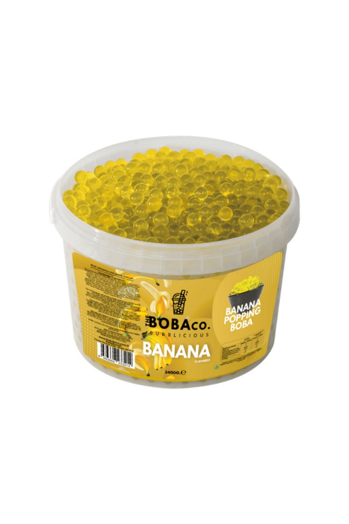 Muz Aromalı Bubble Tea Boba 3,4Kg | The Boba Co.