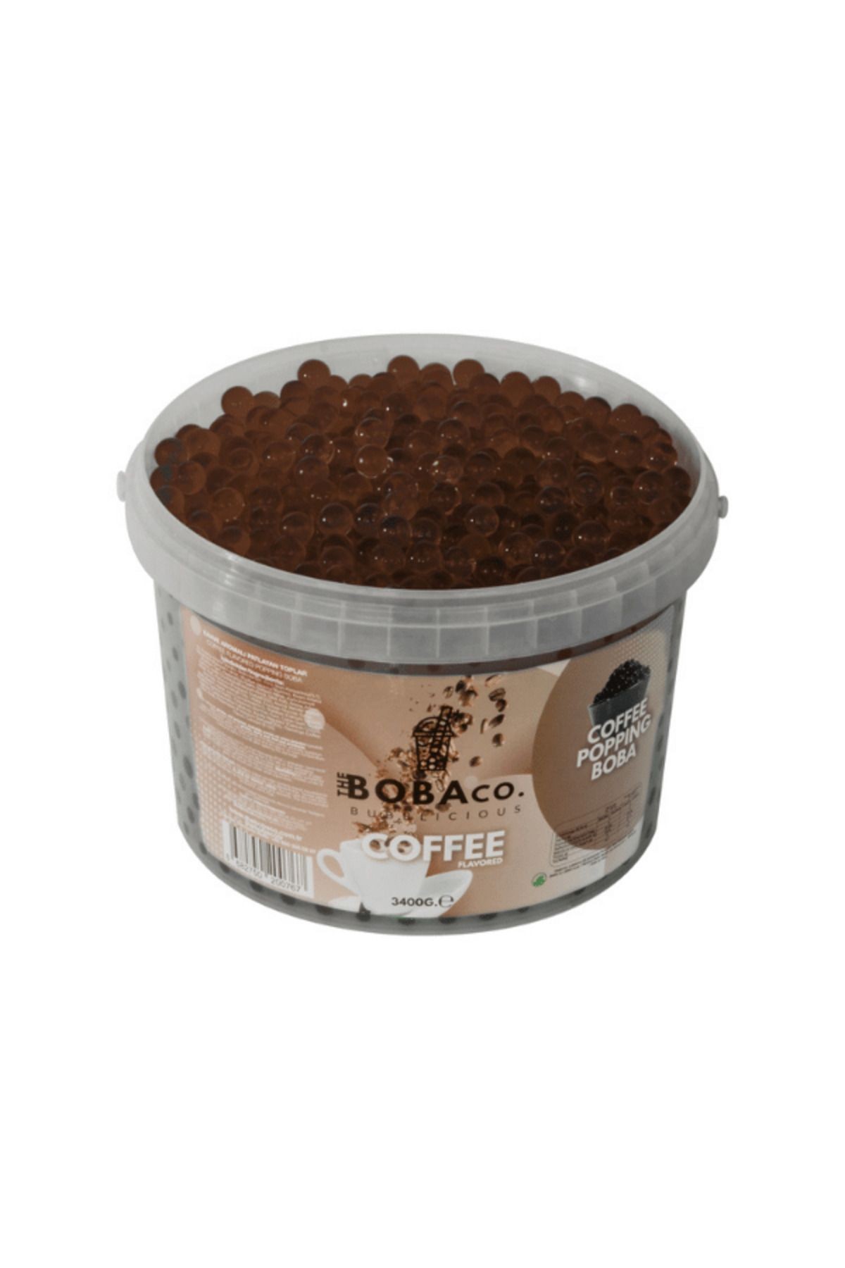 Kahve Aromalı Bubble Tea Boba 3,4kg | The Boba Co.