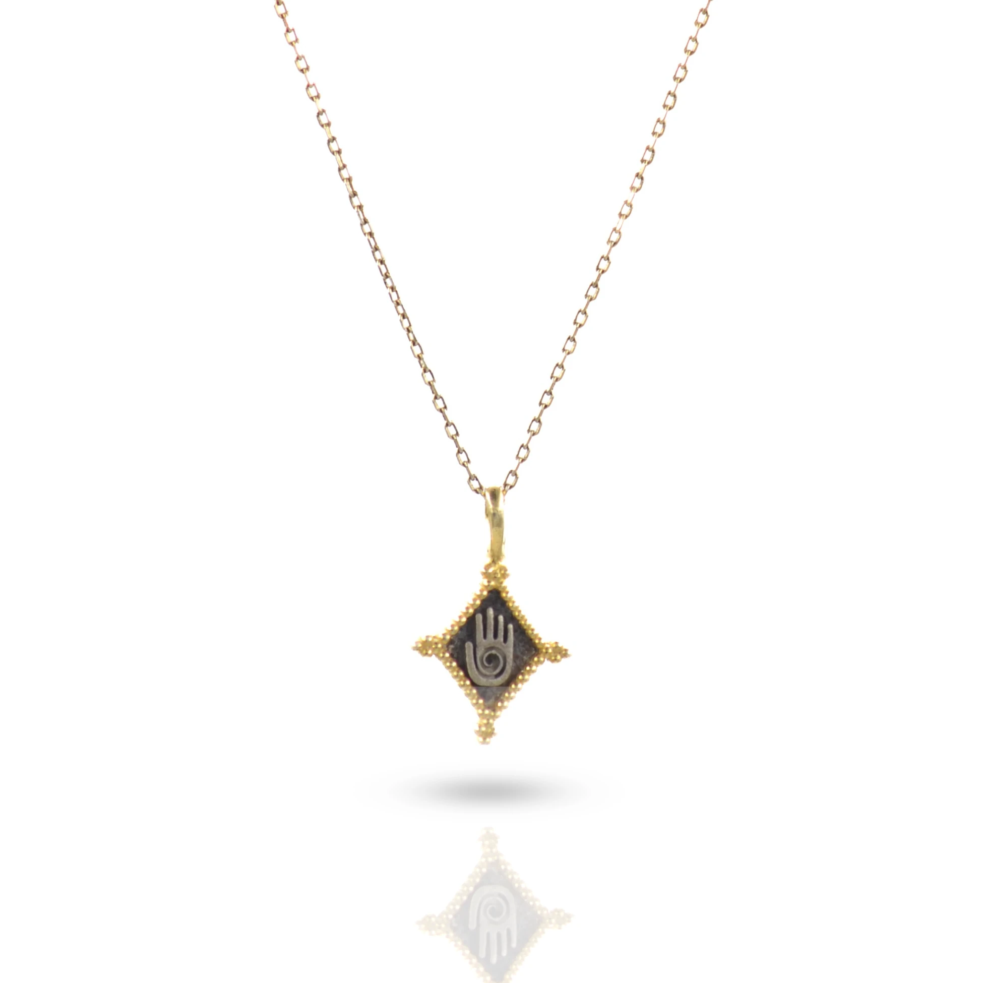 The Ancient Hamsa Hand Necklace