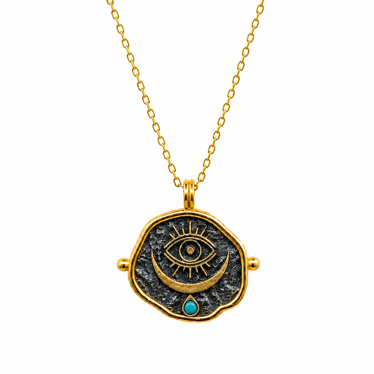 The Golden Gaze Necklace 2