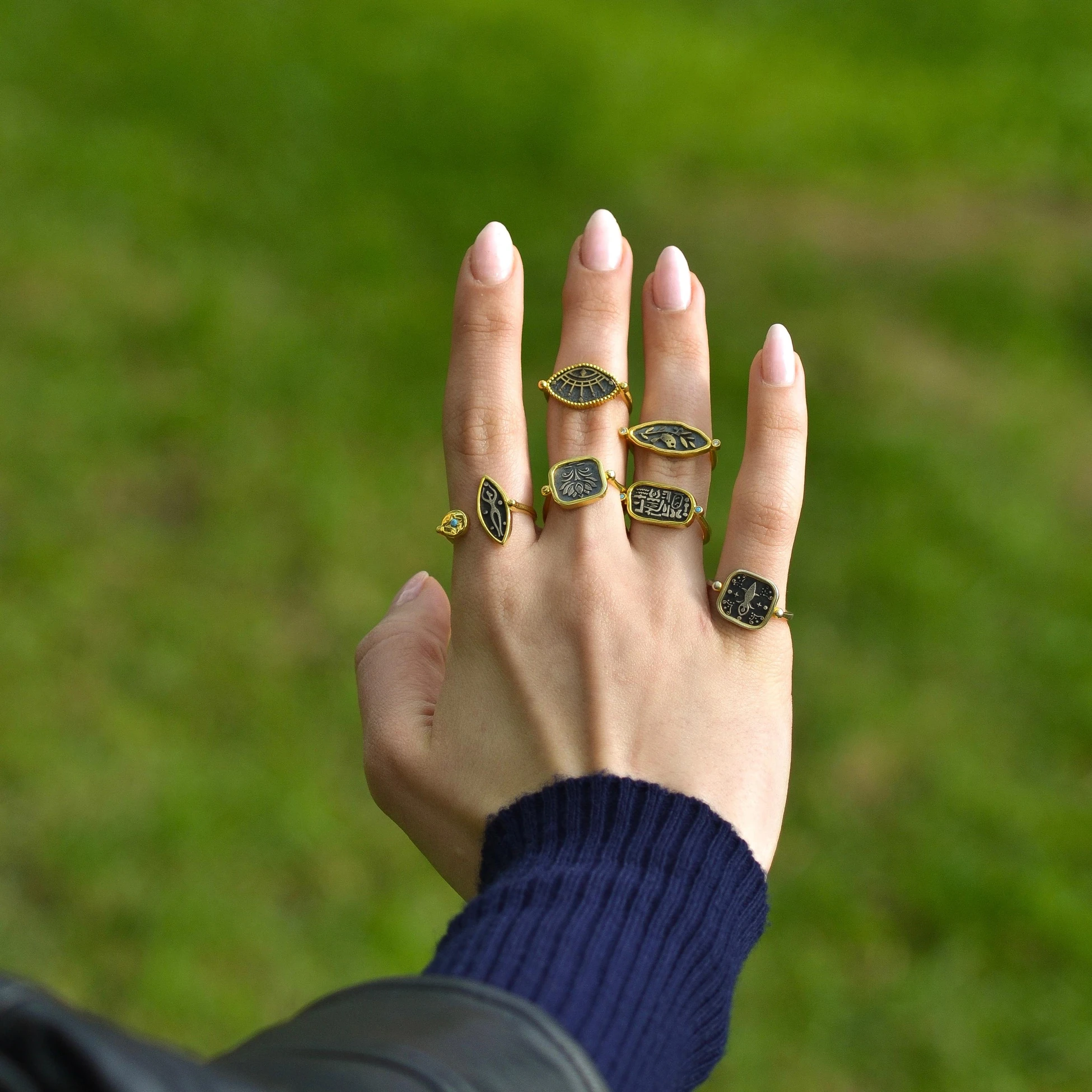 The Golden Leaf Ring 3