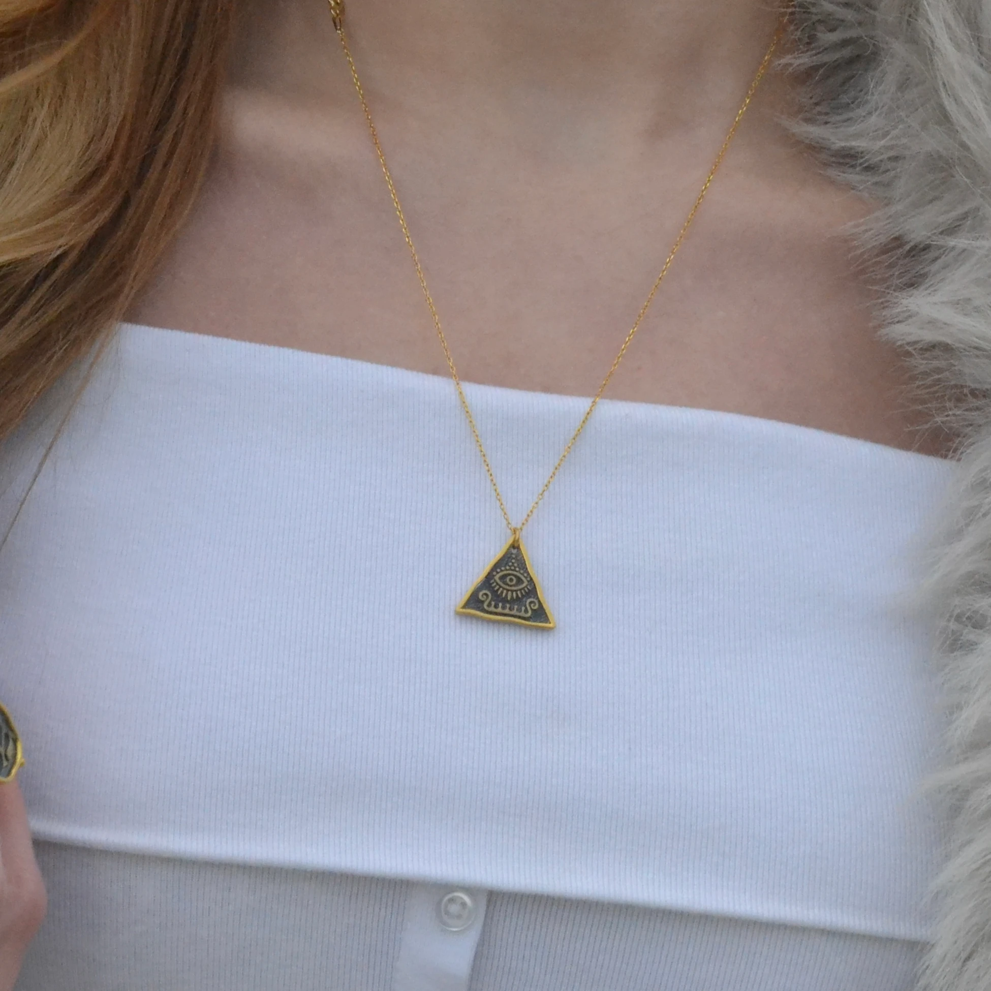 The Pyramid Eye Necklace 2
