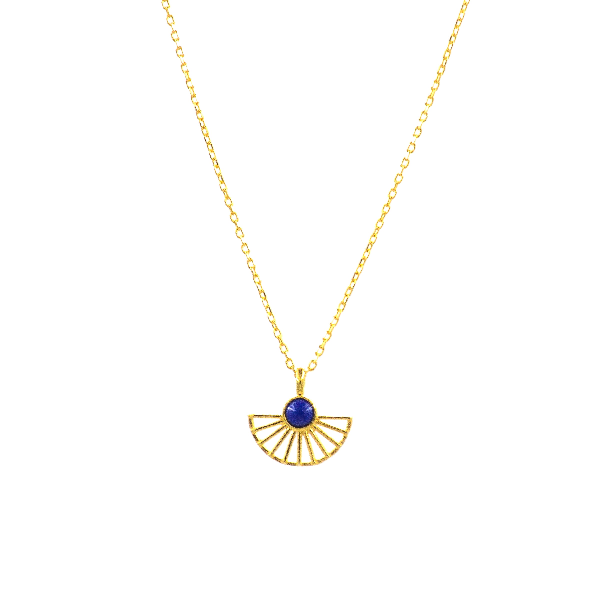 The Sunrise Fan Necklace
